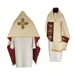Humeral Veil - Humeral Veil for Priest, Vestments for Priest, Liturgical Chasuble, Pastor Gift, Velum Humerale, Cope and humeral veil
