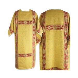 Roman Dalmatic, Deacon Dalmatic, Catholic Dalmatic, Liturgical Dalmatic, Vestments for Priest, Catholic Chasuble, Liturgical.