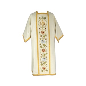 Roman style Dalmatic, Deacon Dalmatic, Catholic Dalmatic, Liturgical Dalmatic, Vestments for Priest, Catholic Chasuble, Liturgical.