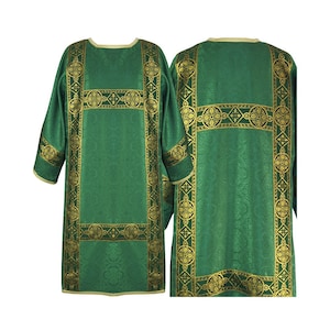 Gothic Dalmatic, Deacon Dalmatic, Catholic Dalmatic, Liturgical Dalmatic, Vestments for Priest, Catholic Chasuble, Liturgical.