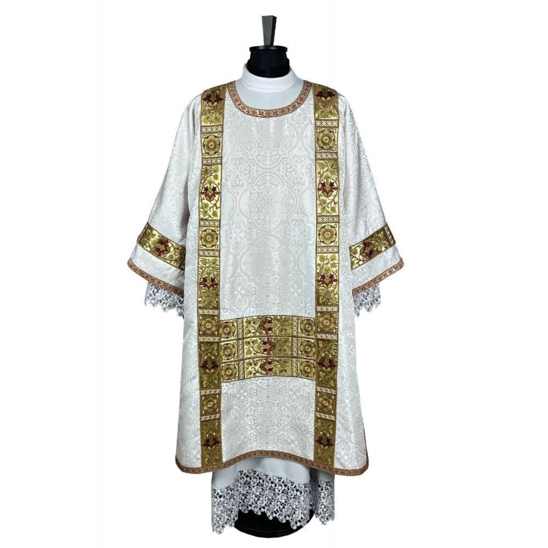 Wht Is A Maniple Gothic Dalmatic With a Deacon Stole and a Maniple, Dalmatic White - Etsy