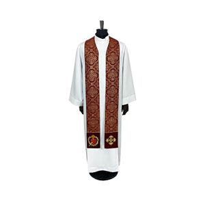 Stole , Chasuble Stole, Stole for Priest, Catholic Stole, Liturgical Stole.