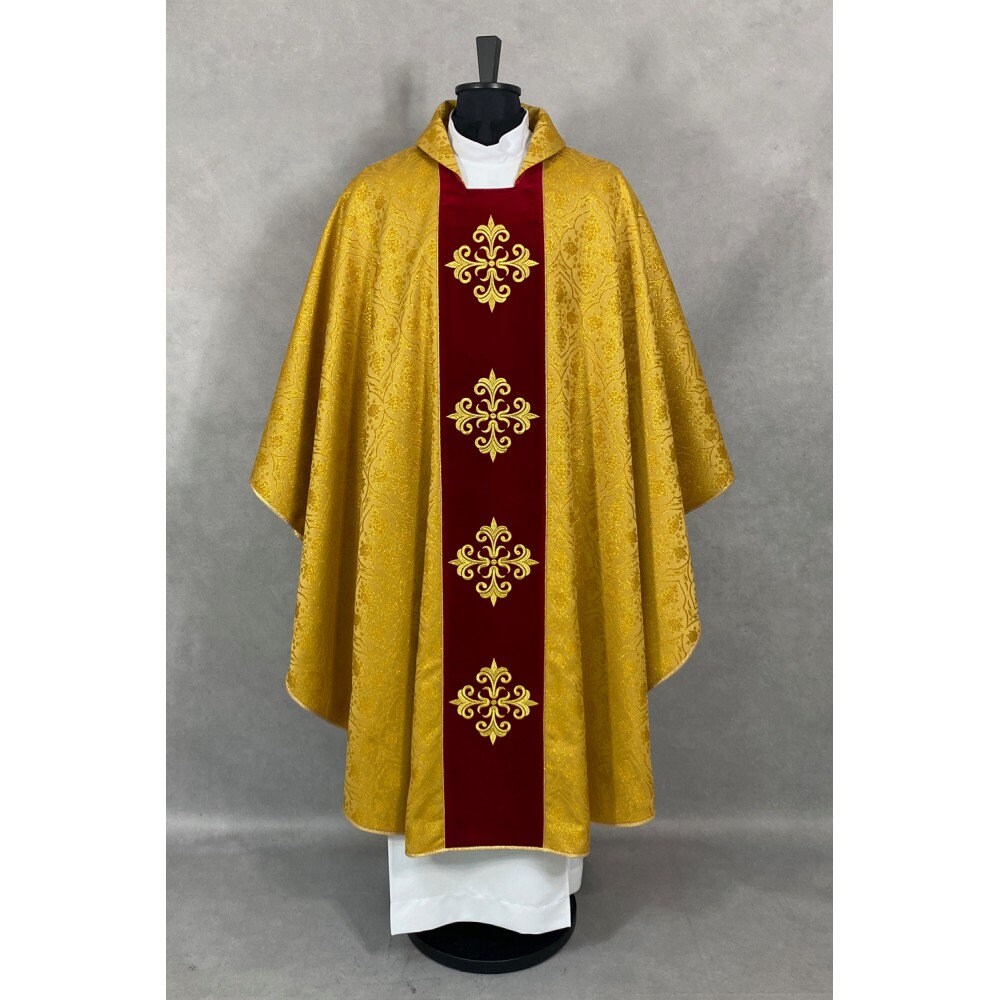Gothic Style Chasuble, Vestments for Priest, Catholic Vestment, Gift ...