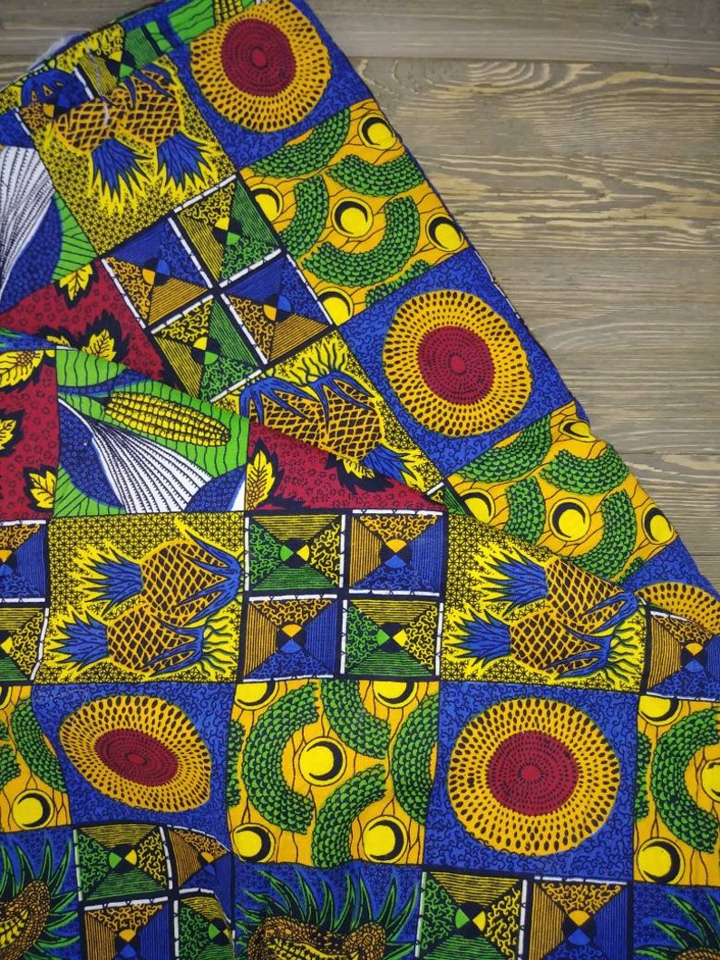 African Knit African Fabric Ankara Fabric Kente Etsy