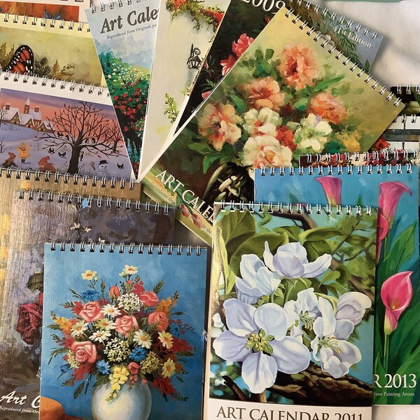 Artist Calendar Art Etsy