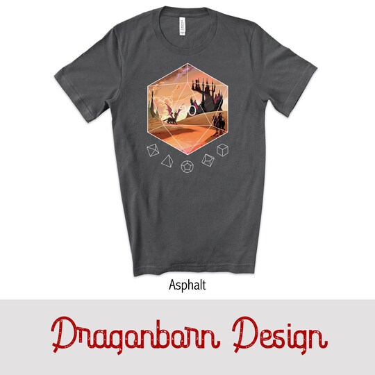 Disover D20 Dice Shirt| Dungeons and Dragons Shirt|Dragon D&D Dice