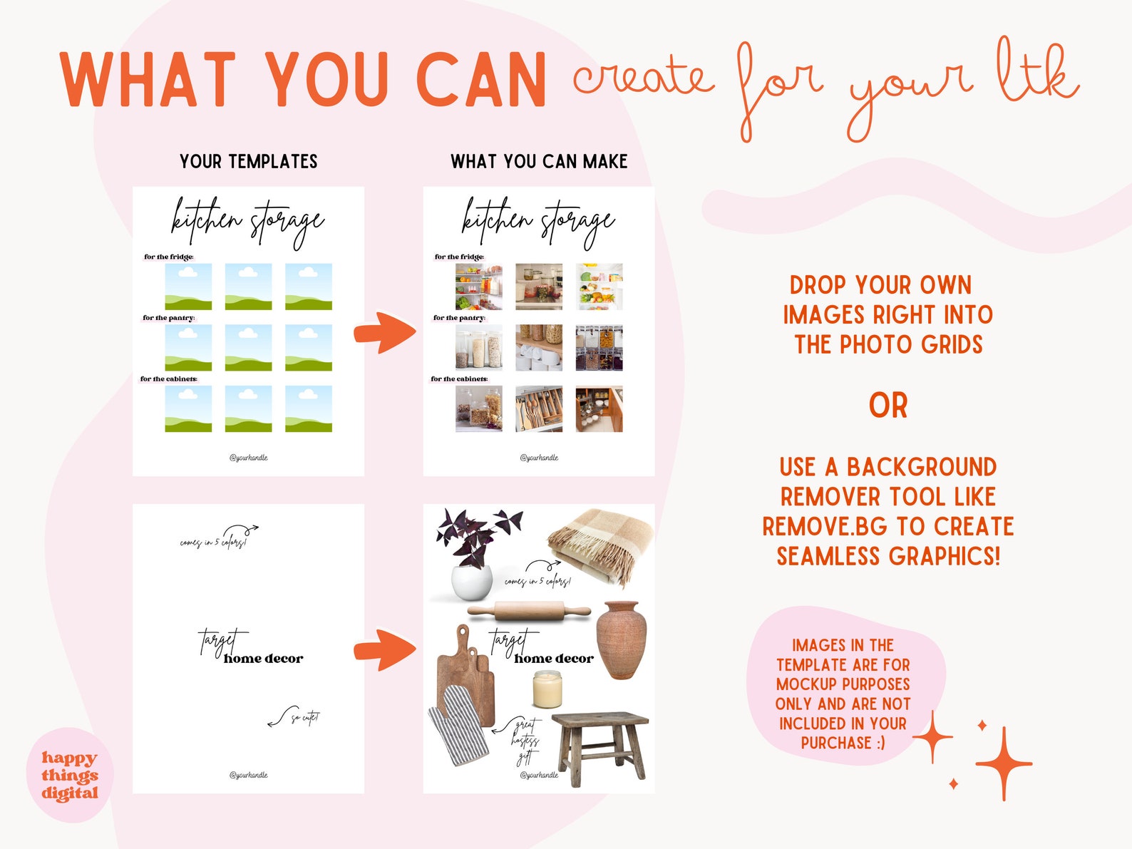 18 LTK Home Templates - Minimal - Edit in Canva - Canva Template ...