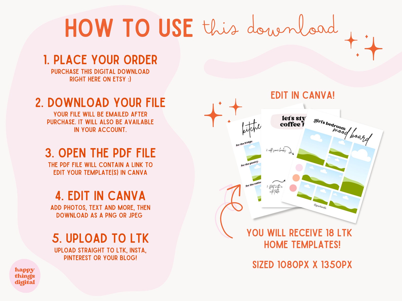 18 LTK Home Templates - Minimal - Edit in Canva - Canva Template ...