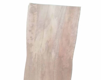 Figured Mango Wood Slab: Kiln Dried, Sanded, Natural Edge (80 inch)