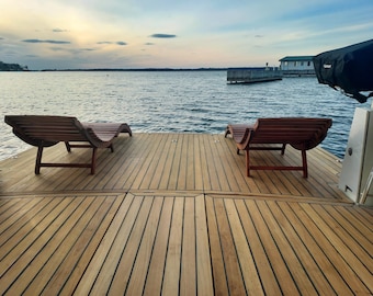 Teak Decking (Longer Lengths) 2" x 1/4"