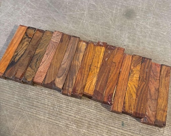 Cocobolo Pen Blanks 3/4" x 3/4" x 5"
