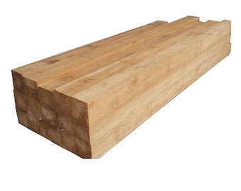 Solid Teak Wood Post: 3x3x36 inch, Sustainable Lumber