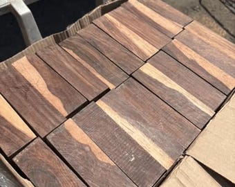 1.5" x 1" x 5" Cocobolo Blanks with Sapwood
