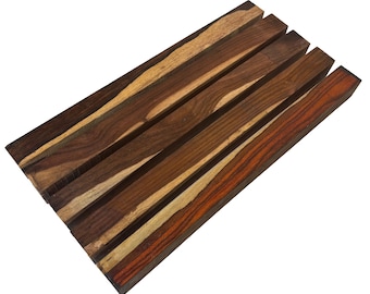 1.5" x 1.5" x 18" Cocobolo with Sapwood Turning Squares for Carving, Whittling, Crafts, Art