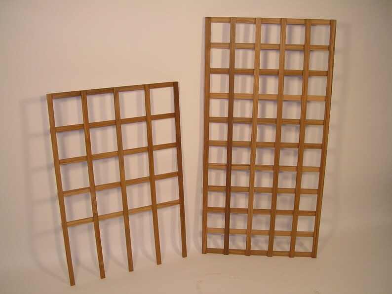 Teak Trellis 72 Inches X 24 Inches Rectangular Etsy