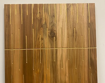 Teak Wood Wall Art #4