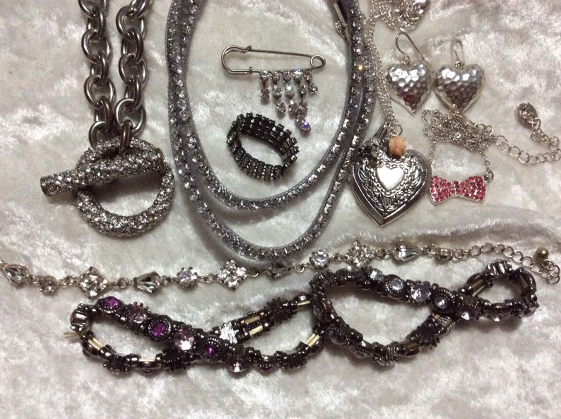 Beach Earrings And Ring Bundle Bracelets Tropical Wedding Silver Necklaces Crystal Vintage Heart Locket Pendant Summer