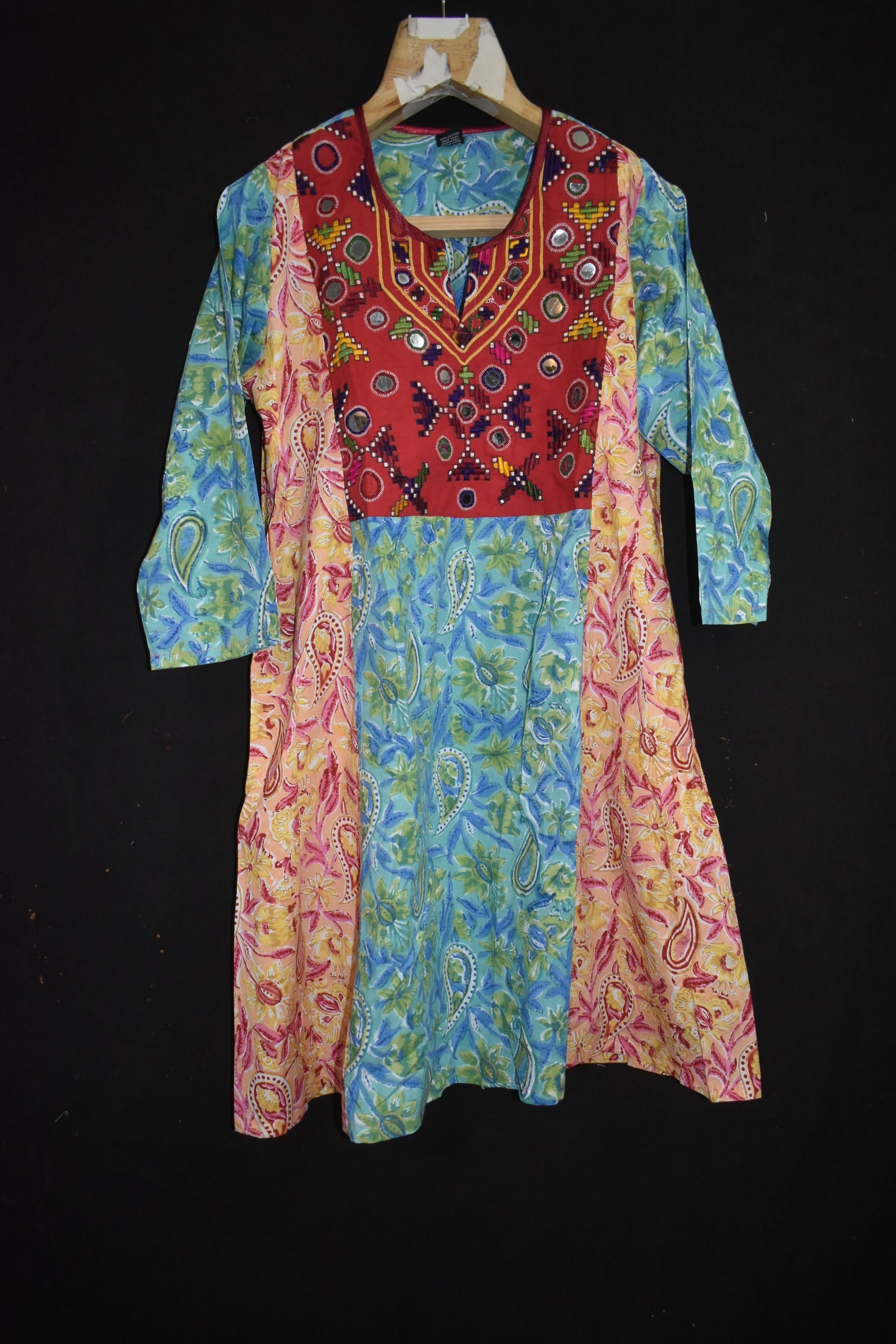 Vintage Hand Embroidered Banjara Dress Boho Cotton Dress Boho | Etsy