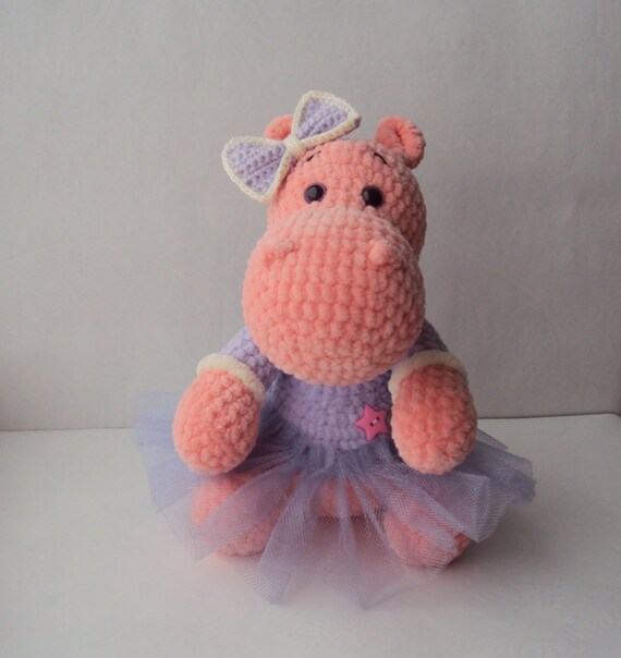 pink hippo toy
