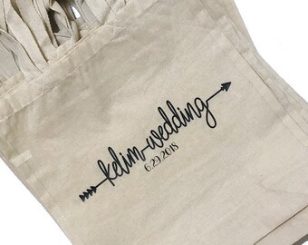 Personalized Wedding/Bridesmaid Tote Bags