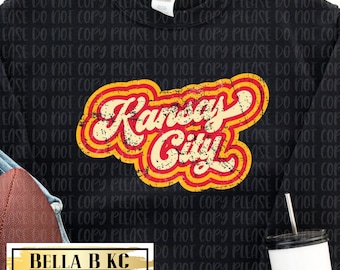 Kansas City Shirt, Kansas City Football Shirt, Retro, Kansas City Gift for Men and Women