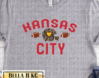 KC Leopard Helmet - Kansas City Shirt, Kansas City Football Shirt, Retro, Kansas City Gift for Men and Women