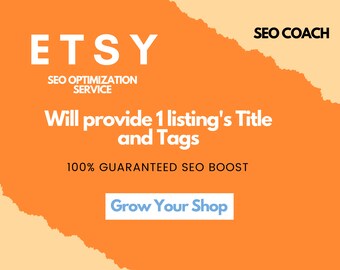 Etsy SEO, Etsy Expert, SEO Help, SEO Writing, Seo Services, Titles and Tags, Copywriting, Etsy Shop Help, Etsy Coach, Shop Audit