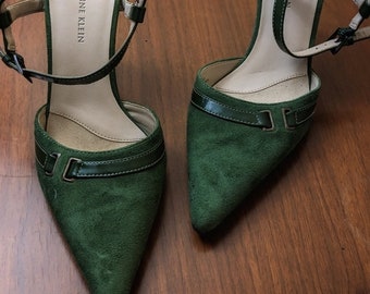 dark green ladies shoes