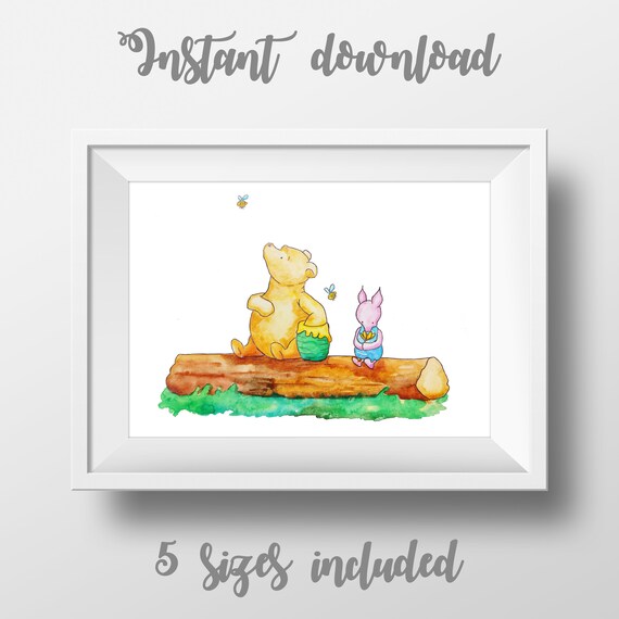winnie the pooh nursery art