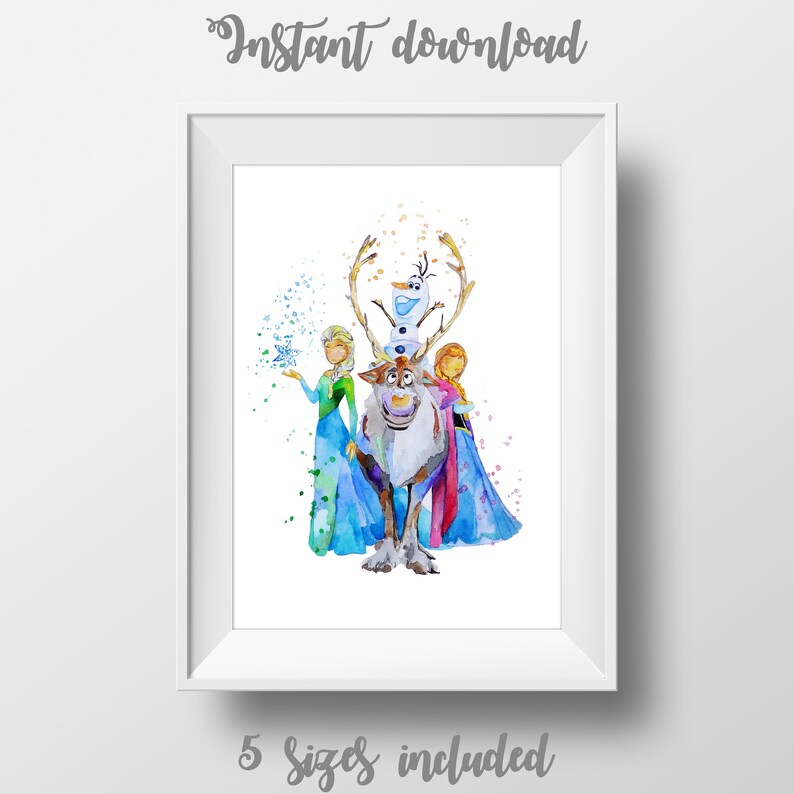 Disney Frozen Elsa pendientes