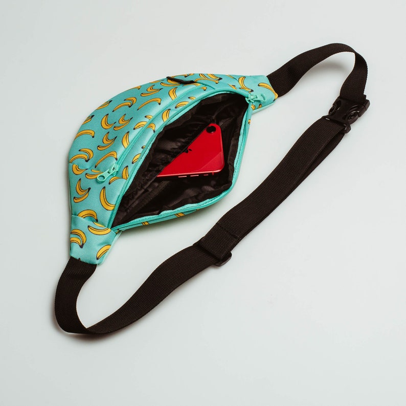 Turquoise Pattern Fanny Pack Fanny Packs for Woman Banana - Etsy UK