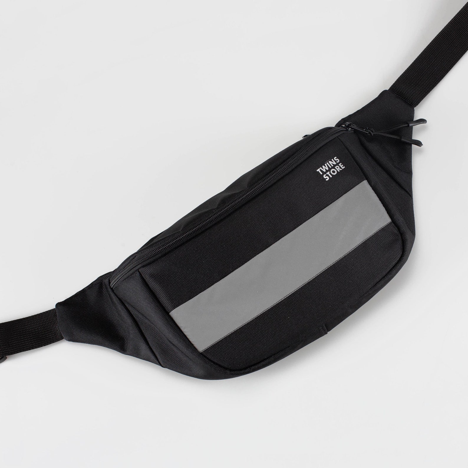 Big black fanny pack man fanny packGift for him festival Etsy