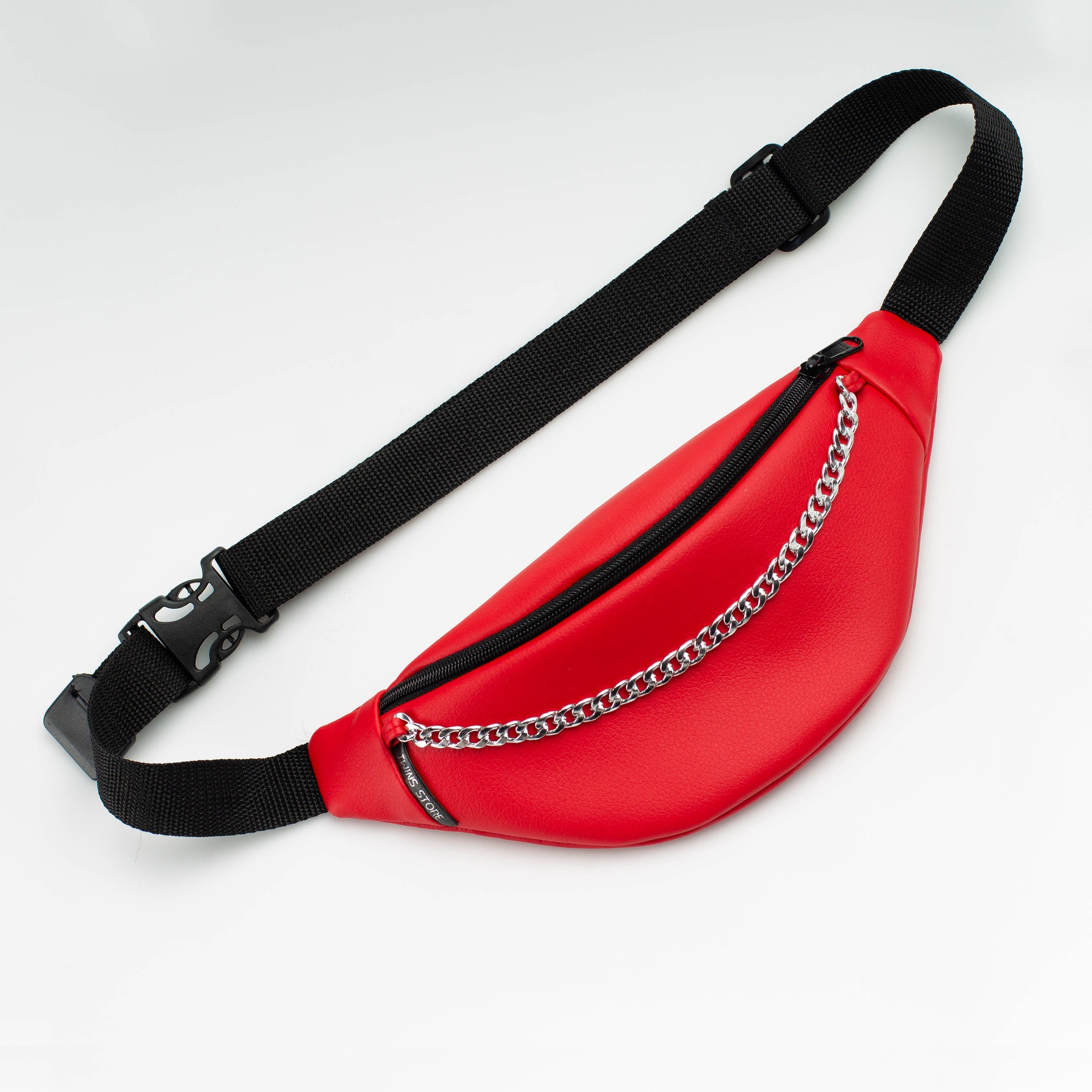 Red fanny pack for women vegan fanny pack teenagers belt Etsy
