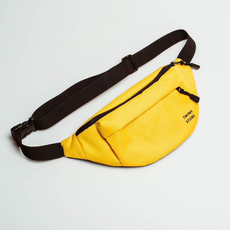 Black Fanny Pack Man Fanny Pack Hip Pack Festival Fanny Etsy