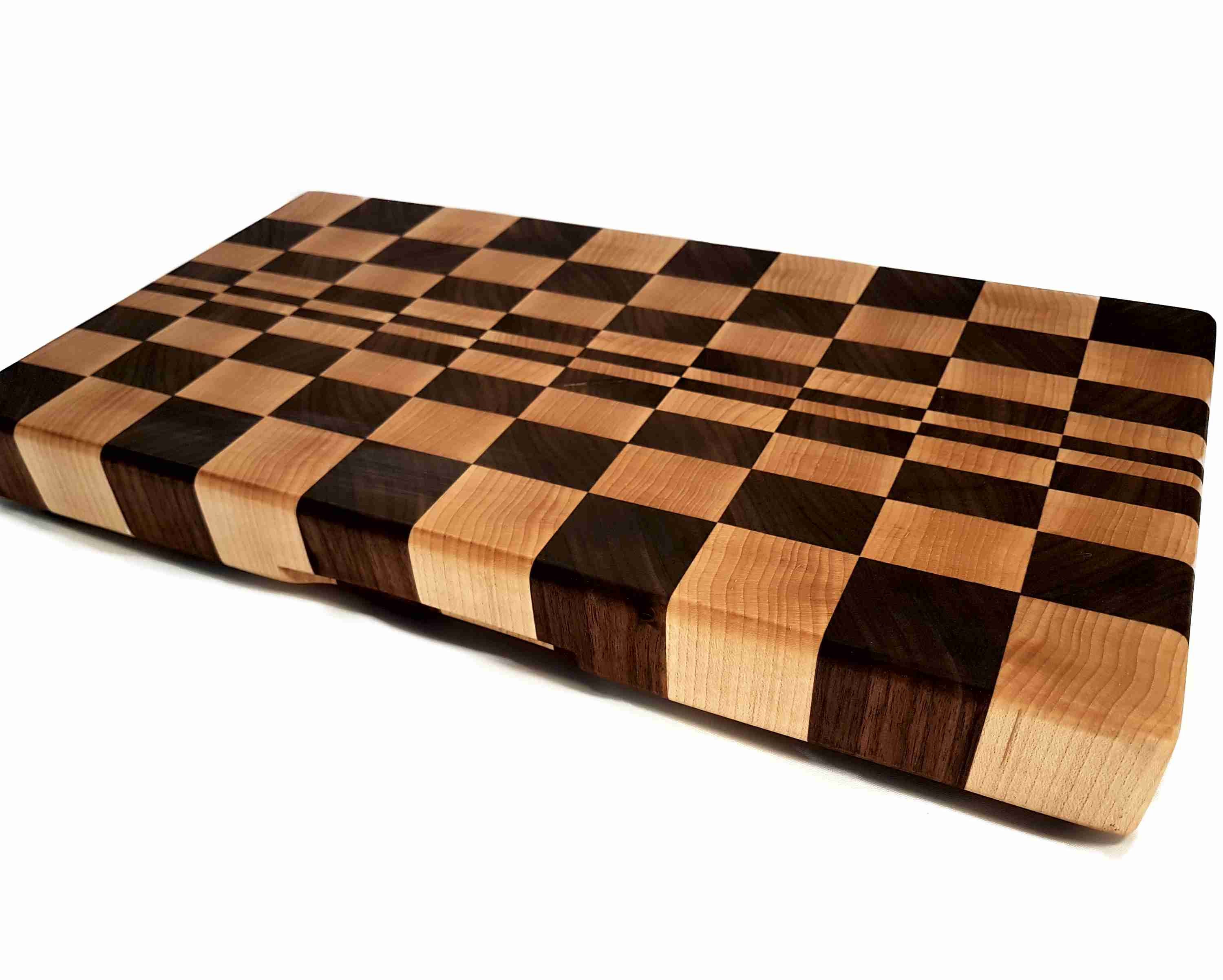 End Grain Cutting Board Butcher Block Cutting Board Walnut Etsy
