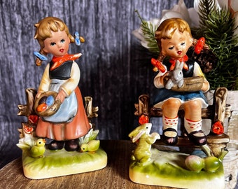 Vintage Set of 2 Wales Made in Japan Figurines - Etsy