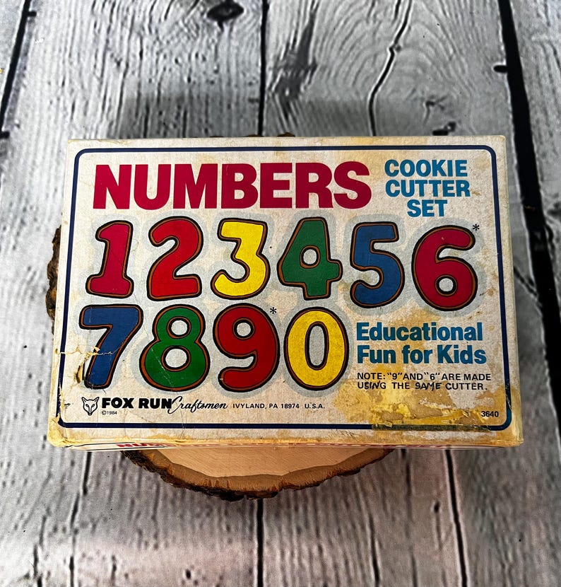 Fox Run Numbers Cookie Cutter