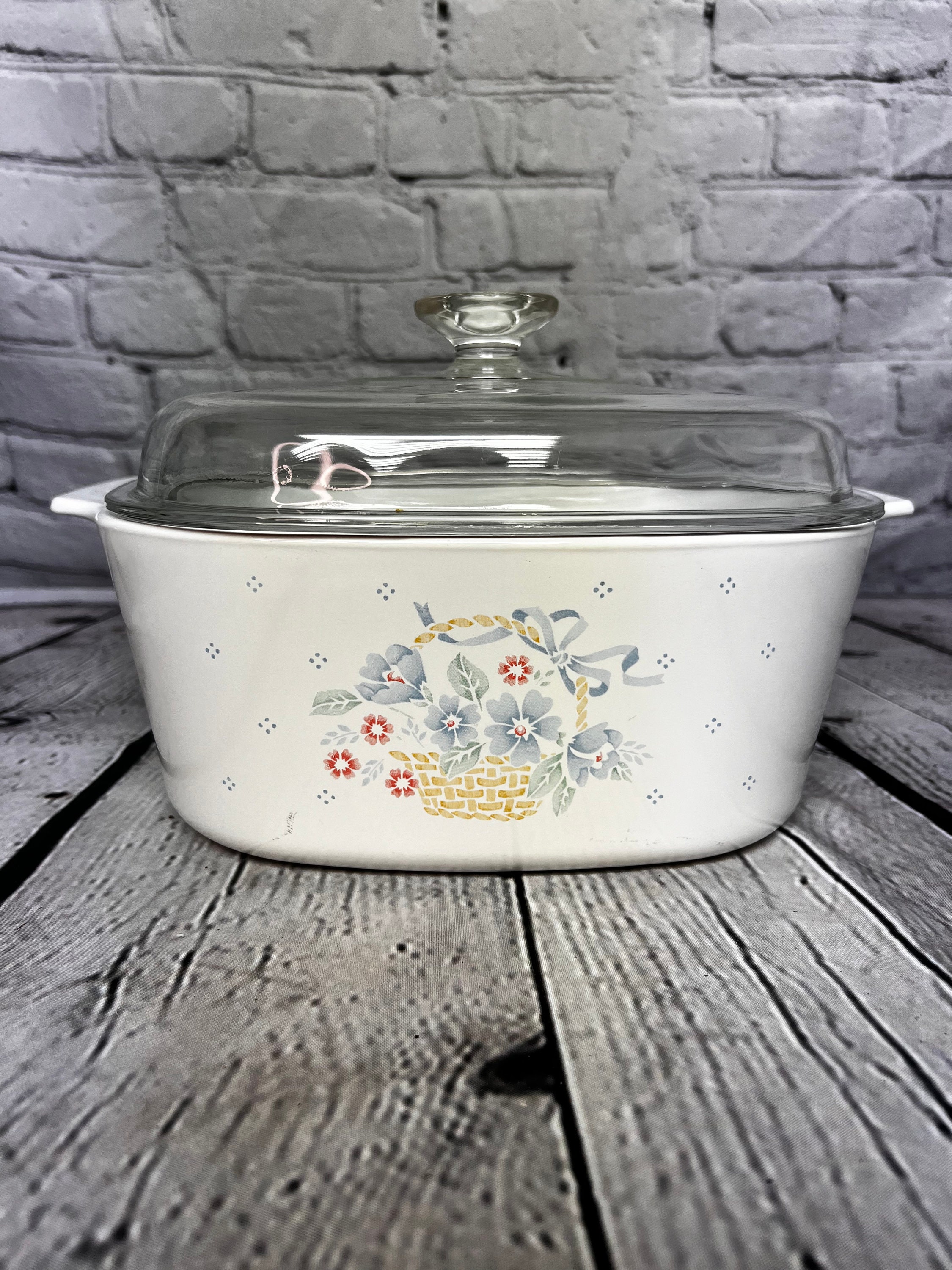 Country cornflower corningware sales