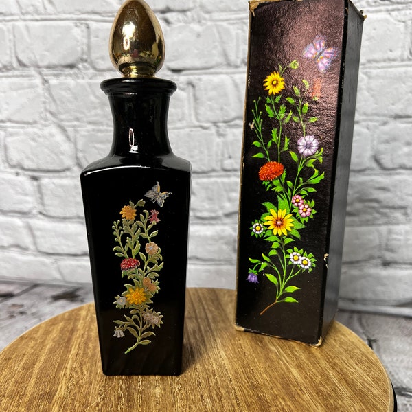 Vintage 1970s Avon “Butterfly Garden” Bud Vase Cologne Bottle - EMPTY