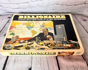 Vintage 1973 Parker Brothers “Billionaire” Board Game