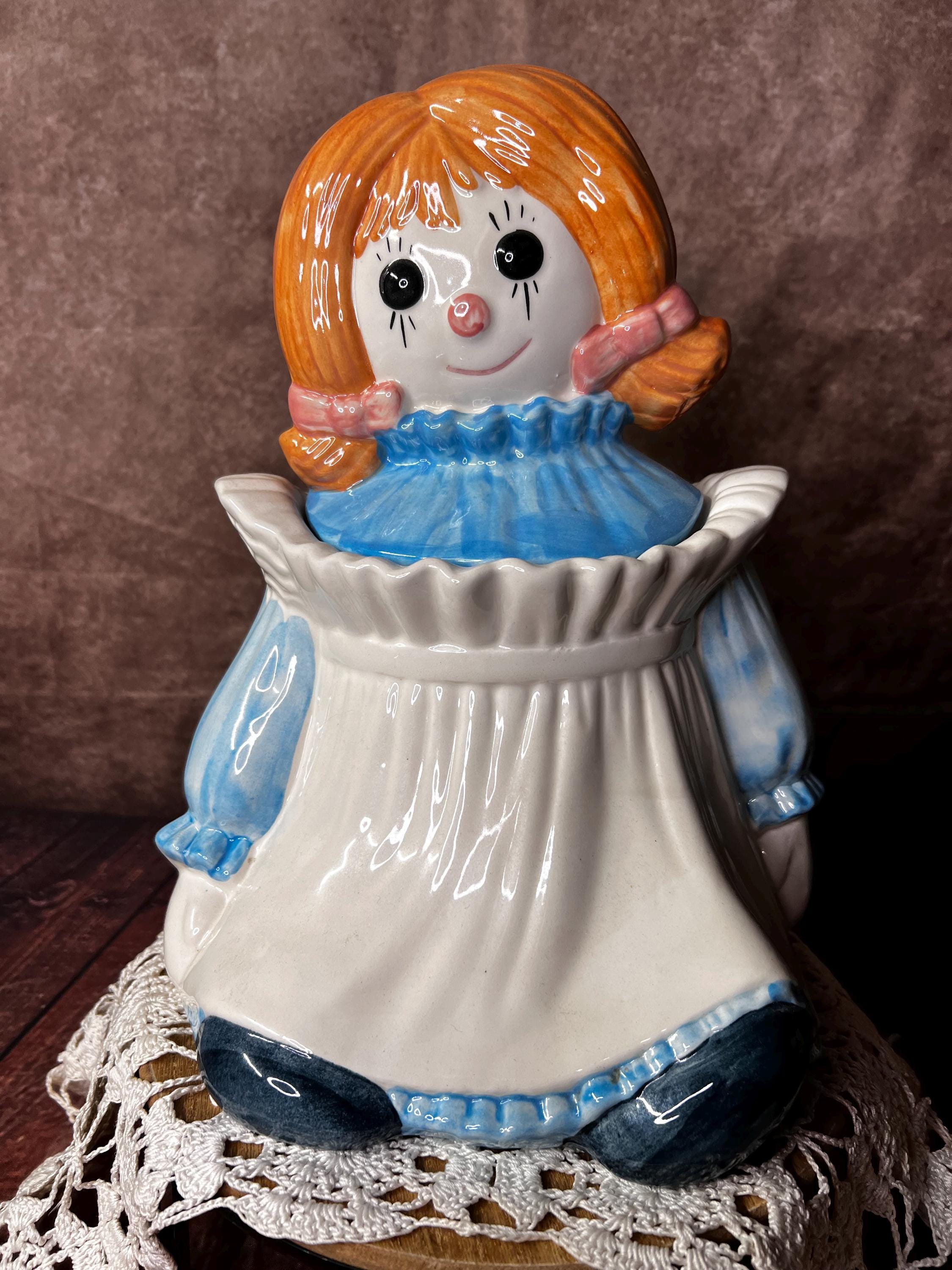 Raggedy Ann Cookie Jars - Etsy