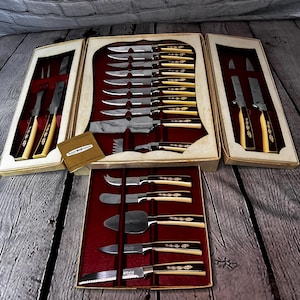 Vintage 1970s Regent Cutlery Stainless Steel 19 Piece Set