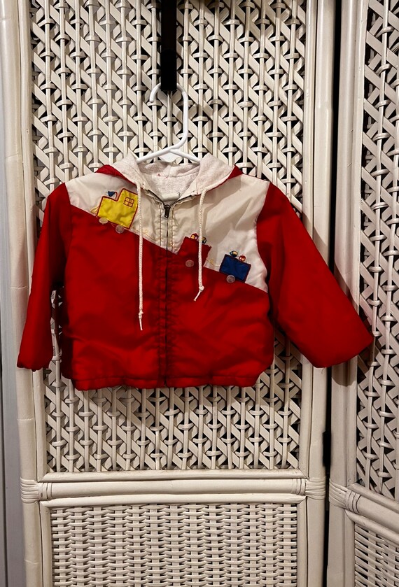 Vintage 1960s Tiny Tots Original 12 mos  Lined Red