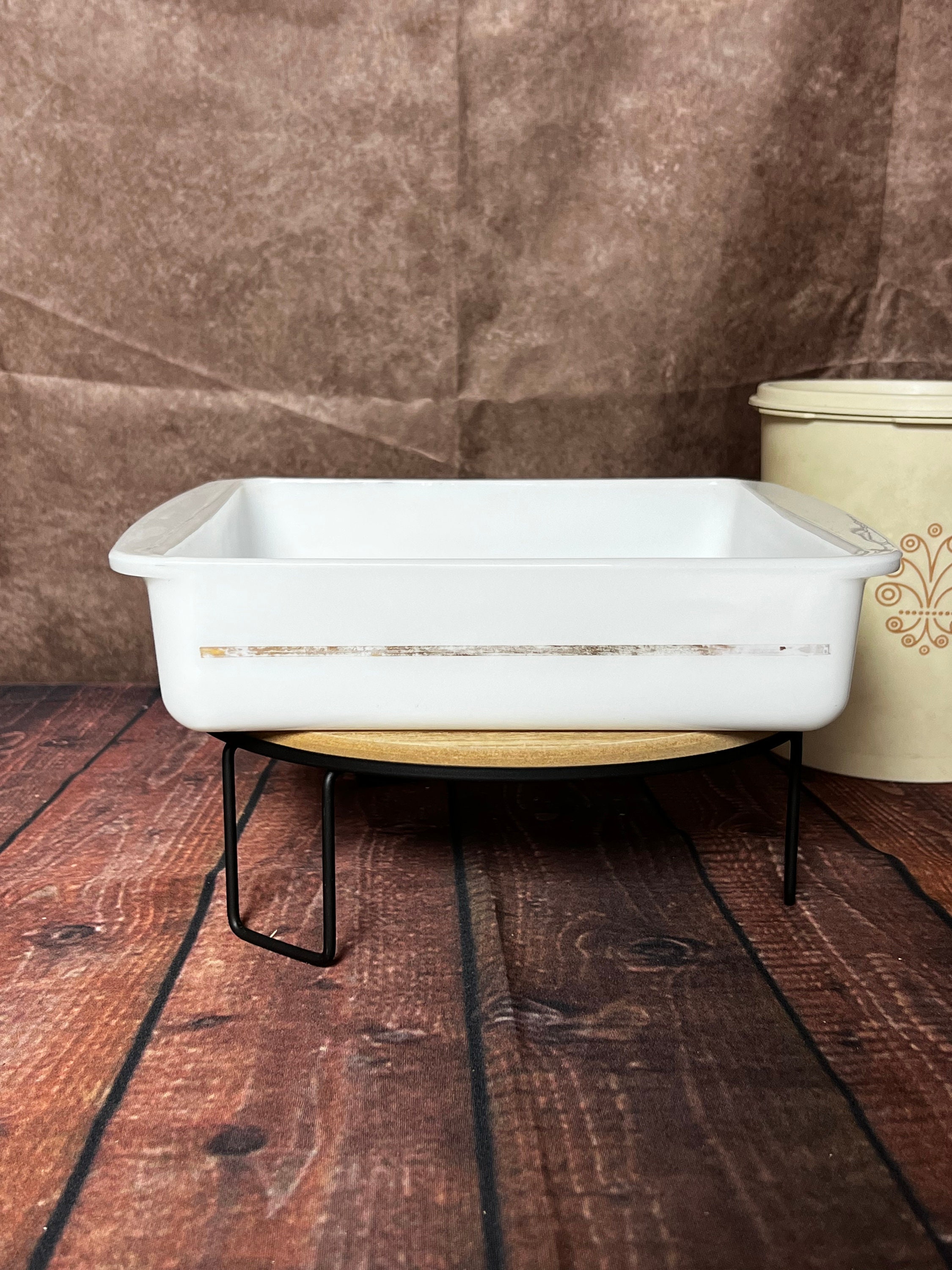 Vintage Pyrex #222 Square Brownie Dish - Etsy