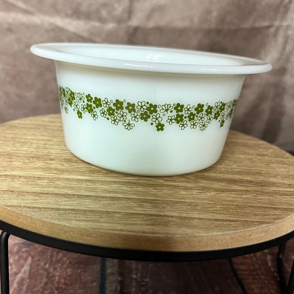 Vintage 1970s Glass Pyrex Spring Blossom Margarine/Butter Dish