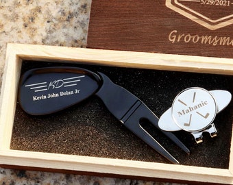 Groomsmen Gifts Mens, Personalized Golf Gift for Men, Groomsmen Gift, Bachelor Party Gift, Groomsmen Gifts Set, Groomsmen Golf Gifts