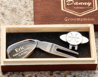 Groomsmen Gifts Golf Ball Marker, Golf Wedding Theme, Groomsman Proposal, Best Man Gift