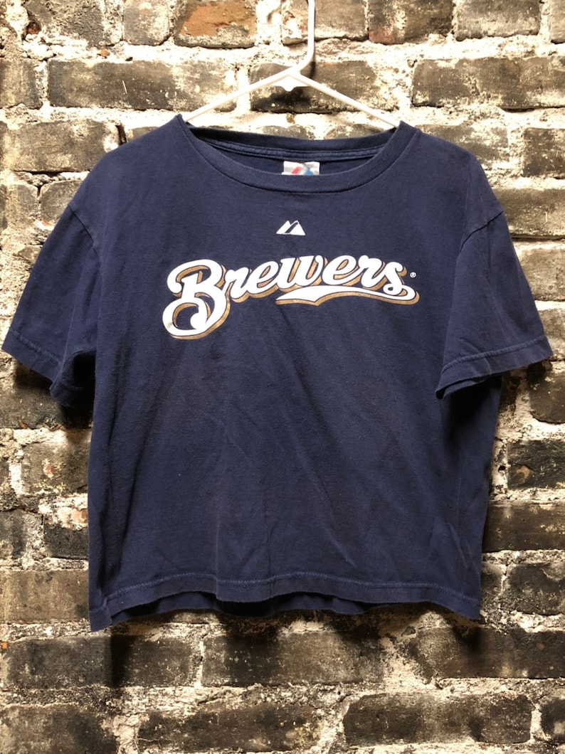 milwaukee brewers retro t shirt