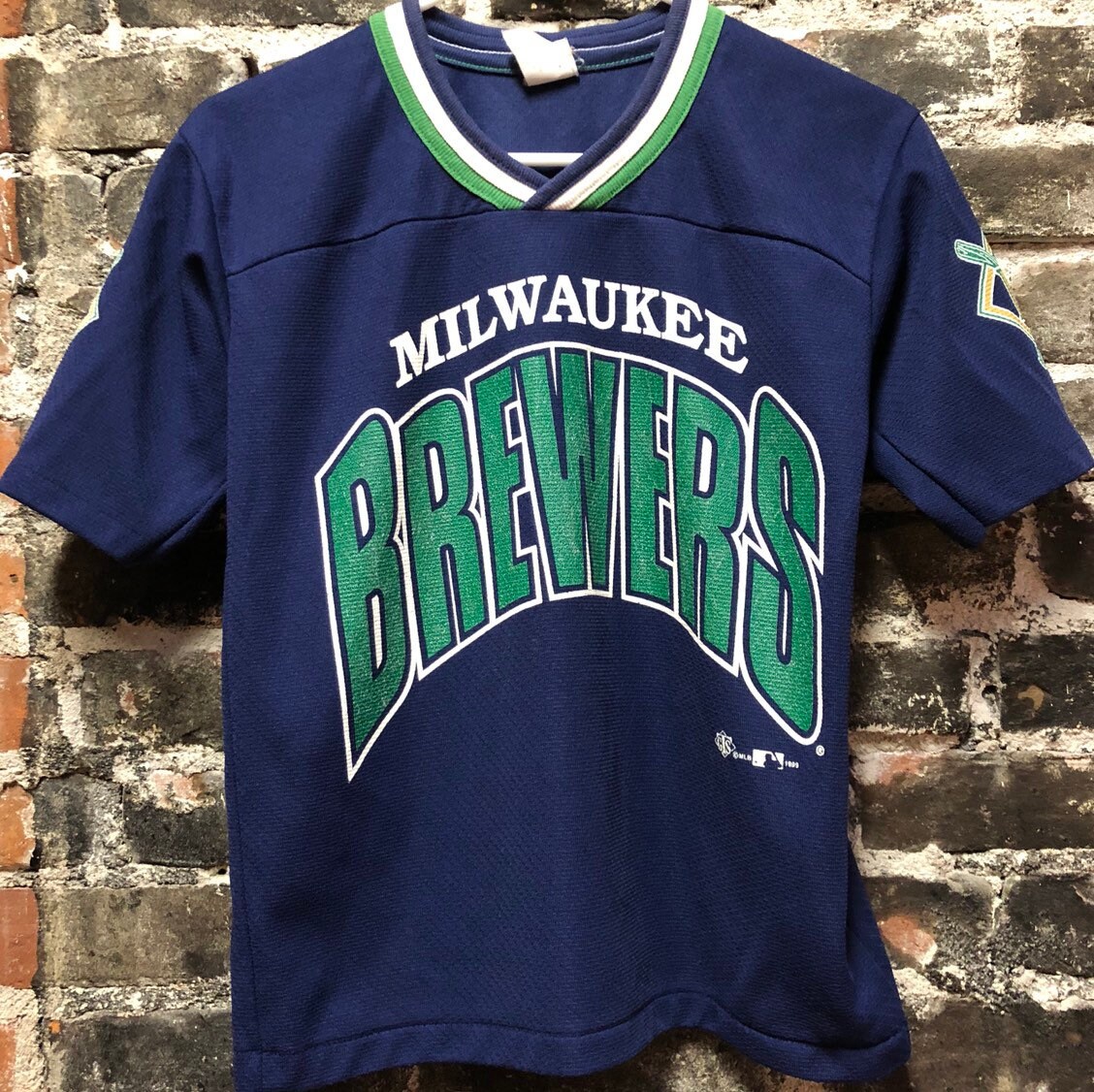 vintage brewers jersey