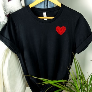 Pickleball Heart Shirt, Pickleball Love, Gift, Pickleball Gift for Her, Sport Graphic Tee, Pickleball Apparel, Heart With Pickleballs